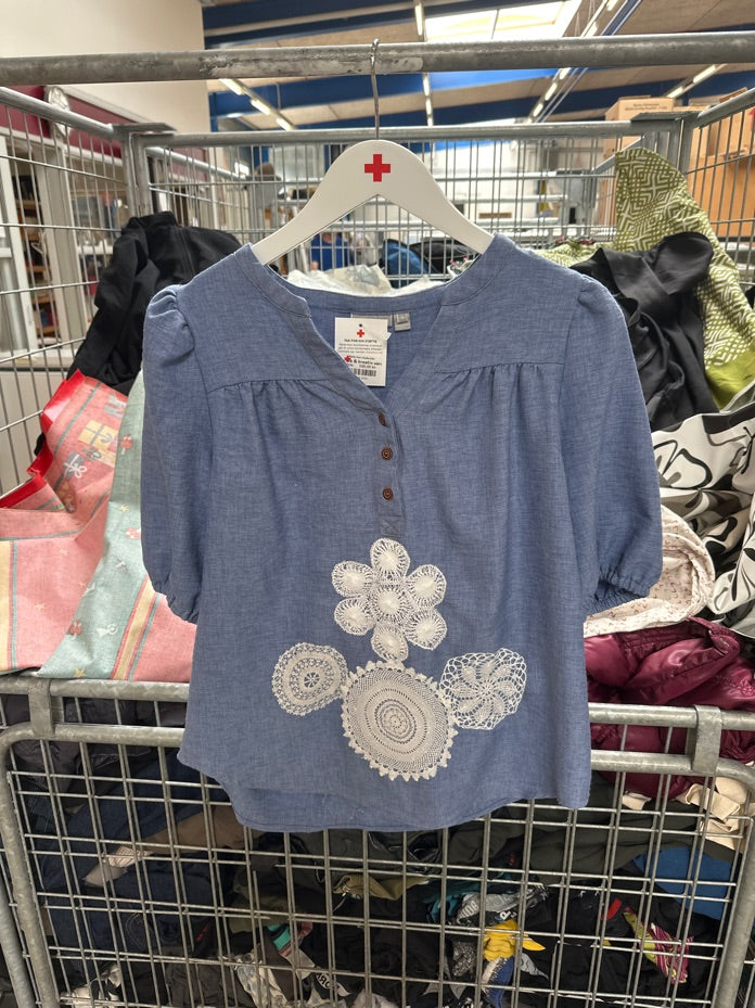 Upcyklet bluse fra Fransa